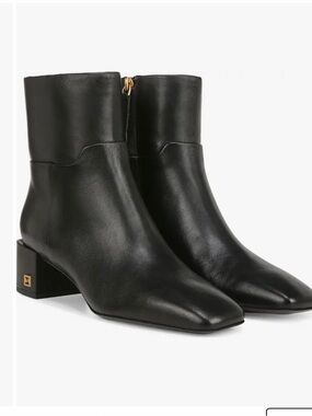 SARTO by Franco Sarto Flexa Fabiene Blsck Leather Boot Size 8